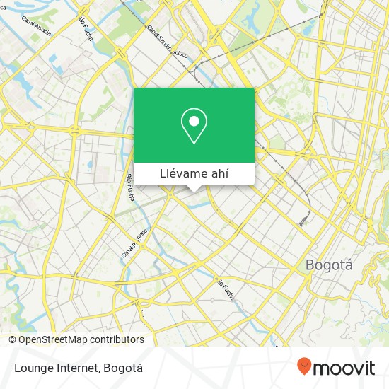 Mapa de Lounge Internet