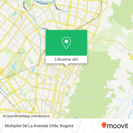 Mapa de Multiplex De La Avenida Chile
