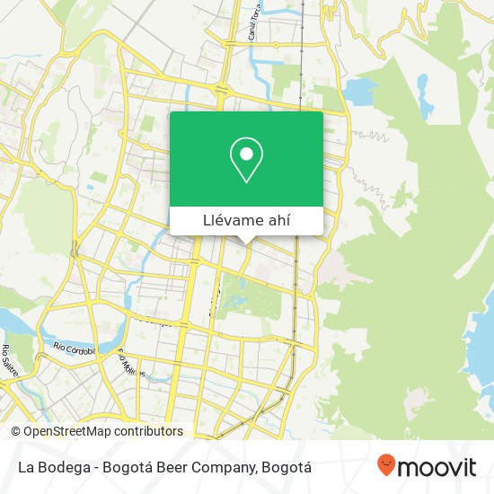 Mapa de La Bodega - Bogotá Beer Company