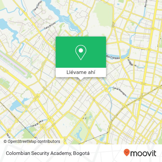 Mapa de Colombian Security Academy