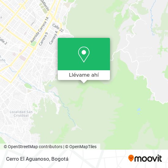 Mapa de Cerro El Aguanoso