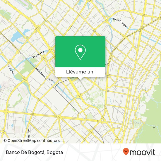 Mapa de Banco De Bogotá