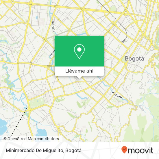 Mapa de Minimercado De Miguelito