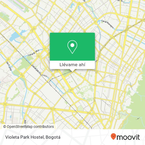 Mapa de Violeta Park Hostel