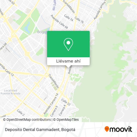 Mapa de Deposito Dental Gammadent