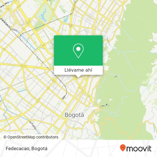 Mapa de Fedecacao