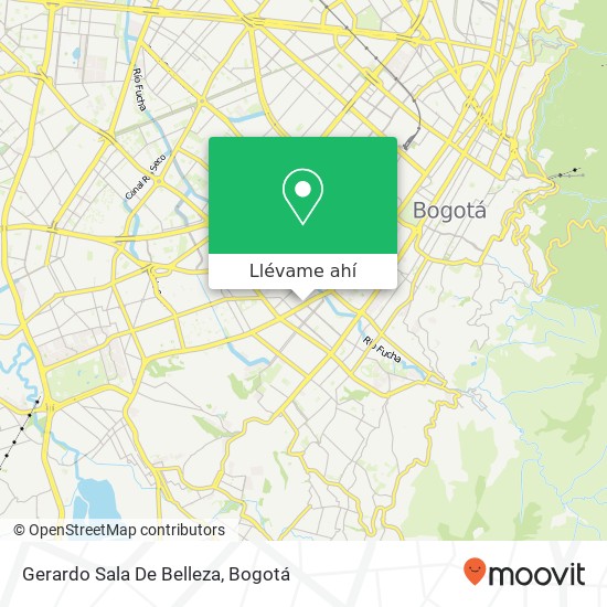 Mapa de Gerardo Sala De Belleza