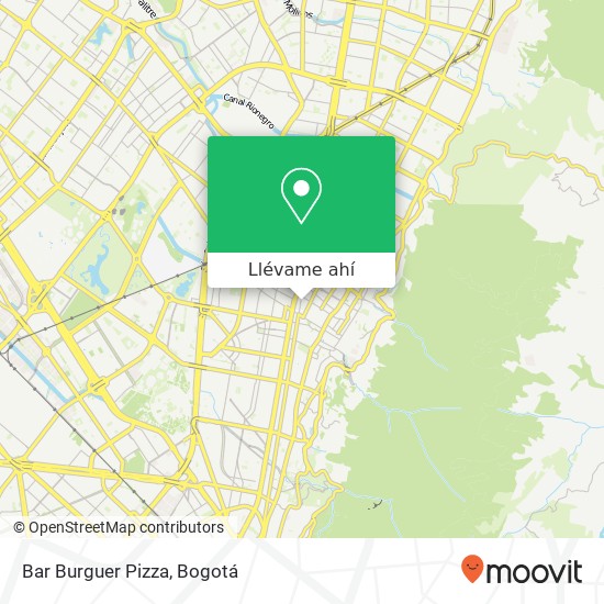 Mapa de Bar Burguer Pizza