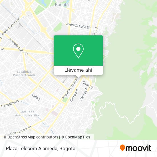Mapa de Plaza Telecom Alameda