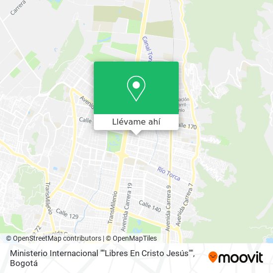 Mapa de Ministerio Internacional ""Libres En Cristo Jesús""