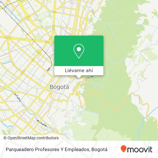 Mapa de Parqueadero Profesores Y Empleados