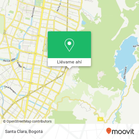 Mapa de Santa Clara