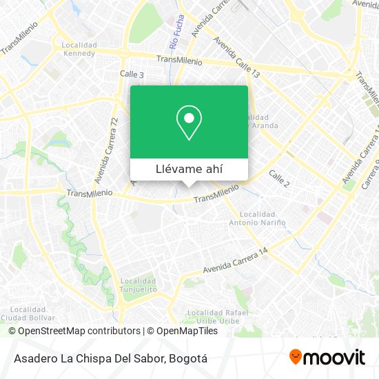 Mapa de Asadero La Chispa Del Sabor