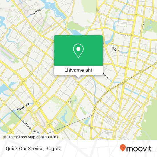 Mapa de Quick Car Service