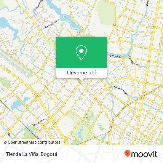 Mapa de Tienda La Viña