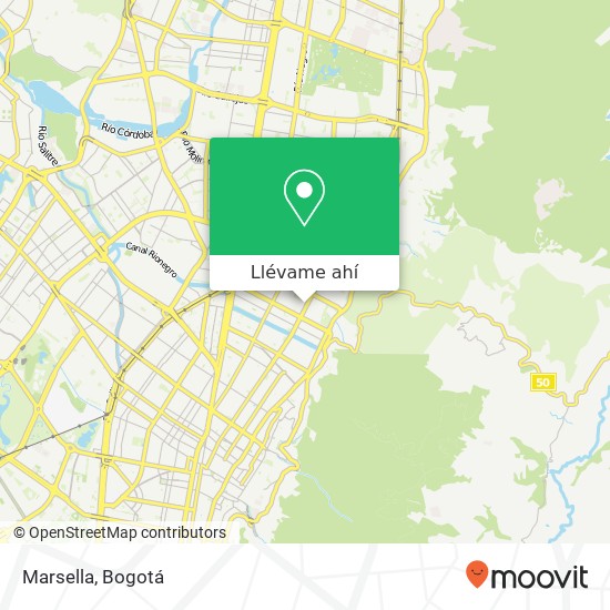 Mapa de Marsella