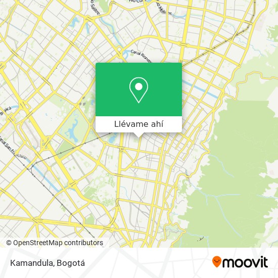 Mapa de Kamandula