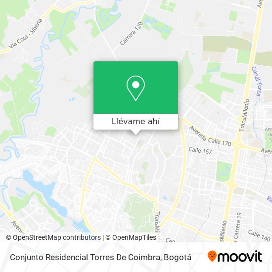 Mapa de Conjunto Residencial Torres De Coimbra