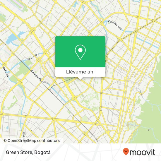 Mapa de Green Store