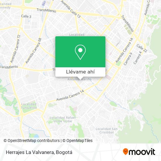 Mapa de Herrajes La Valvanera