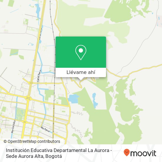 Mapa de Institución Educativa Departamental La Aurora - Sede Aurora Alta