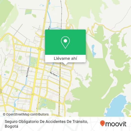 Mapa de Seguro Obligatorio De Accidentes De Tránsito