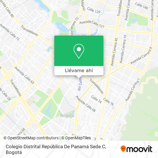 Mapa de Colegio Distrital República De Panamá Sede C