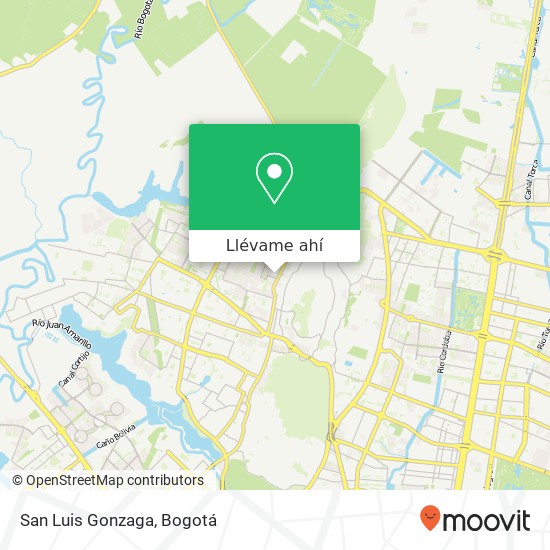 Mapa de San Luis Gonzaga