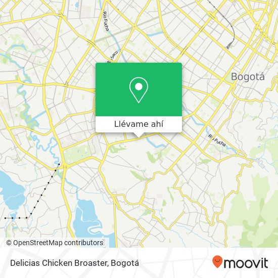 Mapa de Delicias Chicken Broaster