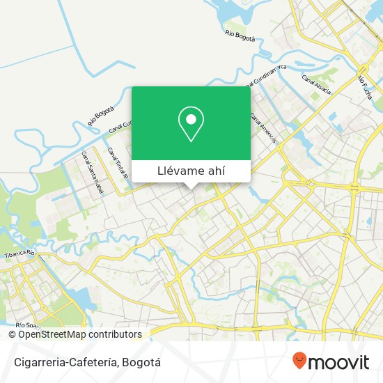 Mapa de Cigarreria-Cafetería