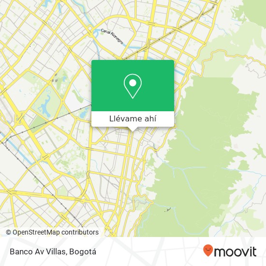 Mapa de Banco Av Villas