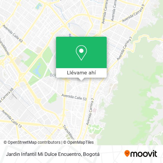 Mapa de Jardin Infantil Mi Dulce Encuentro