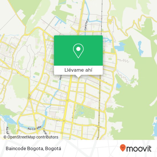 Mapa de Baincode Bogota