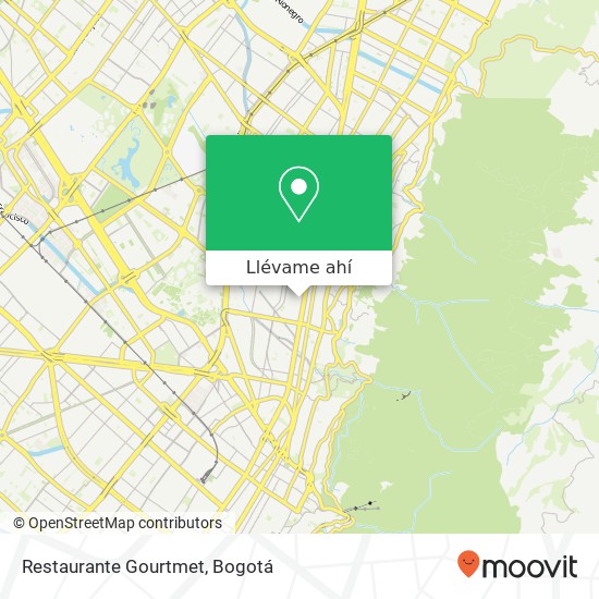 Mapa de Restaurante Gourtmet