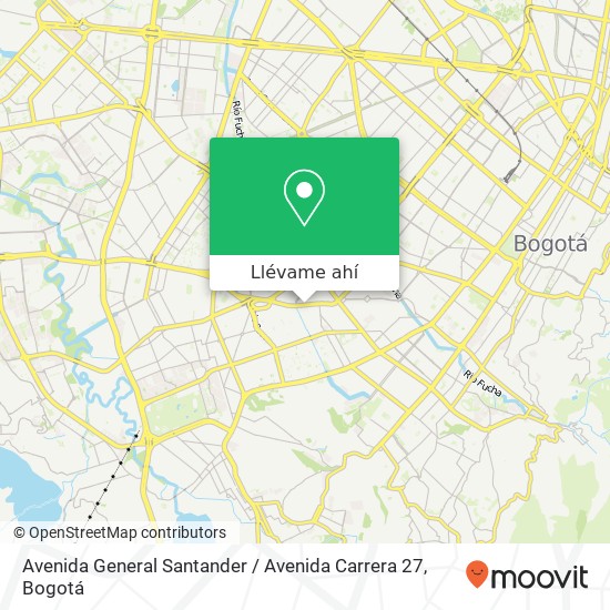 Mapa de Avenida General Santander / Avenida Carrera 27