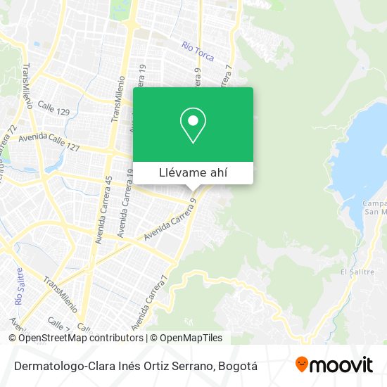 Mapa de Dermatologo-Clara Inés Ortiz Serrano