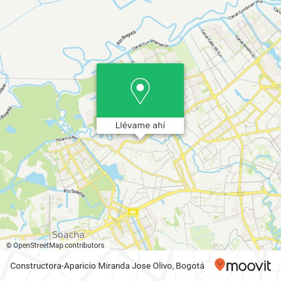 Mapa de Constructora-Aparicio Miranda Jose Olivo