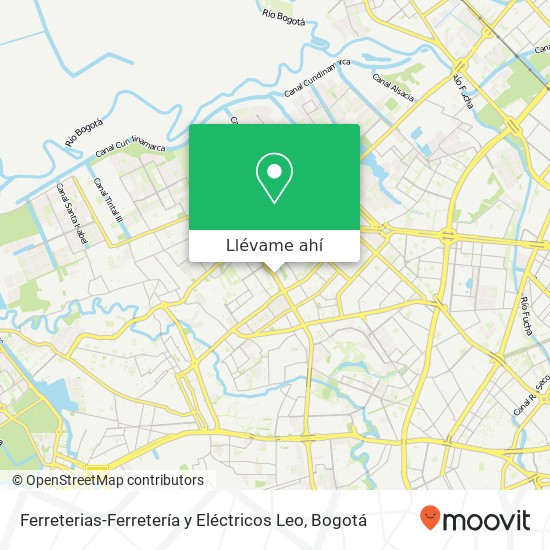 Mapa de Ferreterias-Ferretería y Eléctricos Leo
