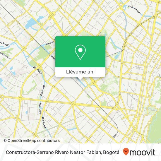 Mapa de Constructora-Serrano Rivero Nestor Fabian