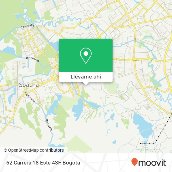 Mapa de 62 Carrera 18 Este 43F