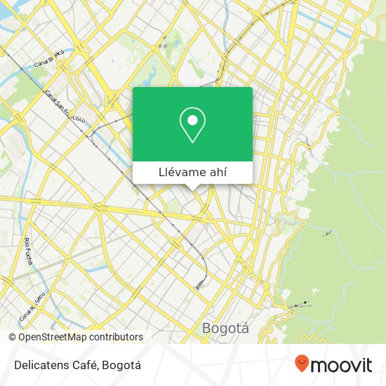 Mapa de Delicatens Café