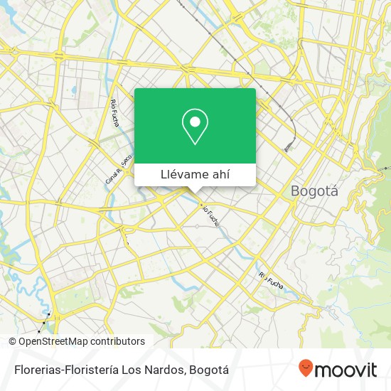 Mapa de Florerias-Floristería Los Nardos