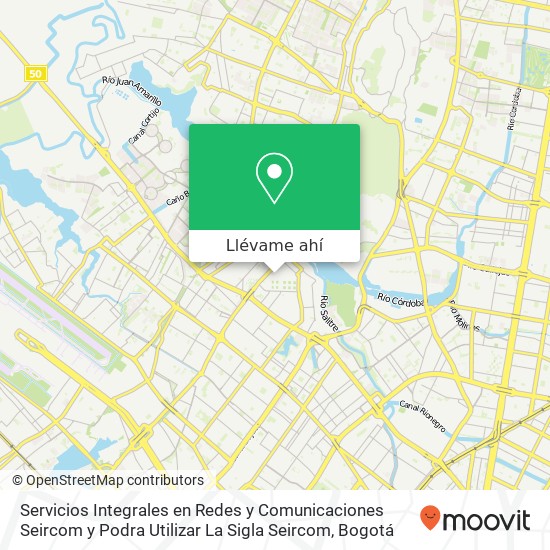 Mapa de Servicios Integrales en Redes y Comunicaciones Seircom y Podra Utilizar La Sigla Seircom
