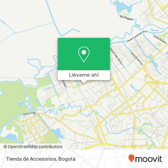 Mapa de Tienda de Accesorios