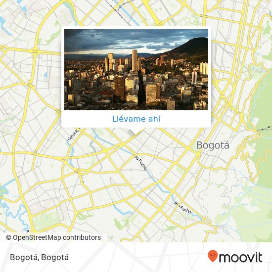 Mapa de Bogotá