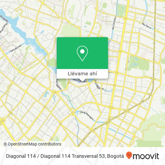 Mapa de Diagonal 114 / Diagonal 114 Transversal 53