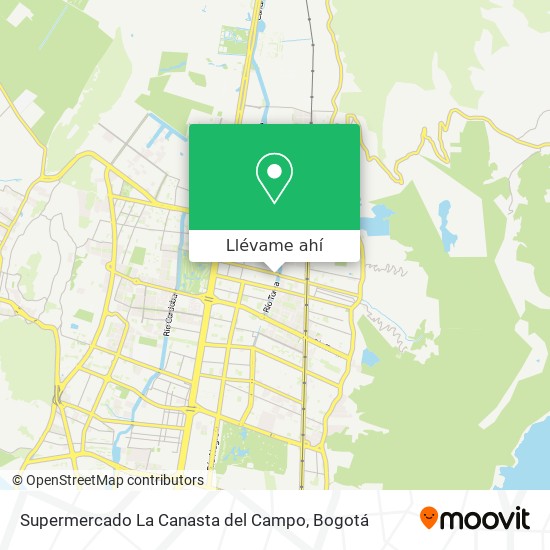 Mapa de Supermercado La Canasta del Campo