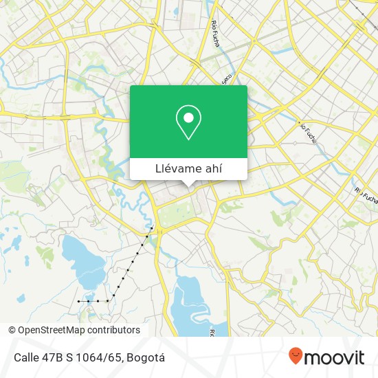 Mapa de Calle 47B S 1064/65