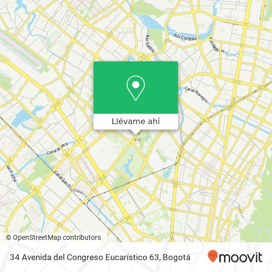 Mapa de 34 Avenida del Congreso Eucarístico 63