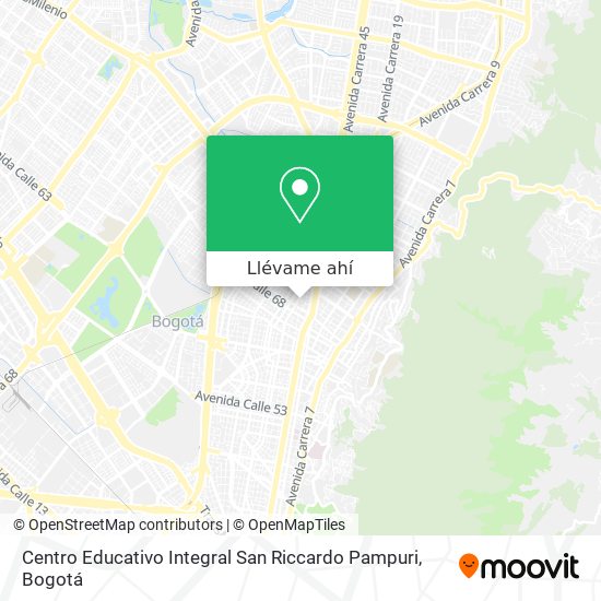 Mapa de Centro Educativo Integral San Riccardo Pampuri